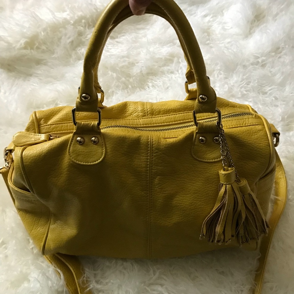 Yellow Steve Madden purse